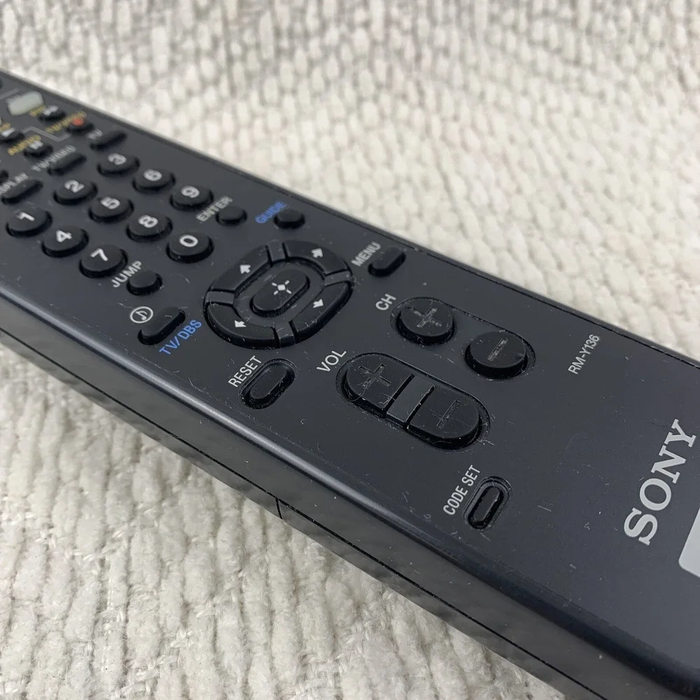 SONY RM-Y136 TV Remote Control unit Tested! Genuine OEM part Replacement Black‎